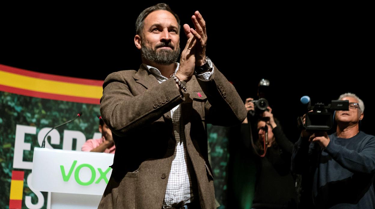 El presidente de Vox, Santiago Abascal, en una imagen reciente
