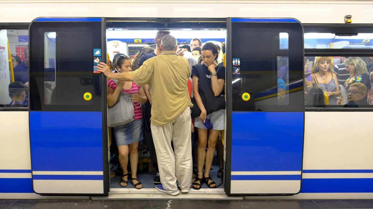 Vagones del Metro de Madrid