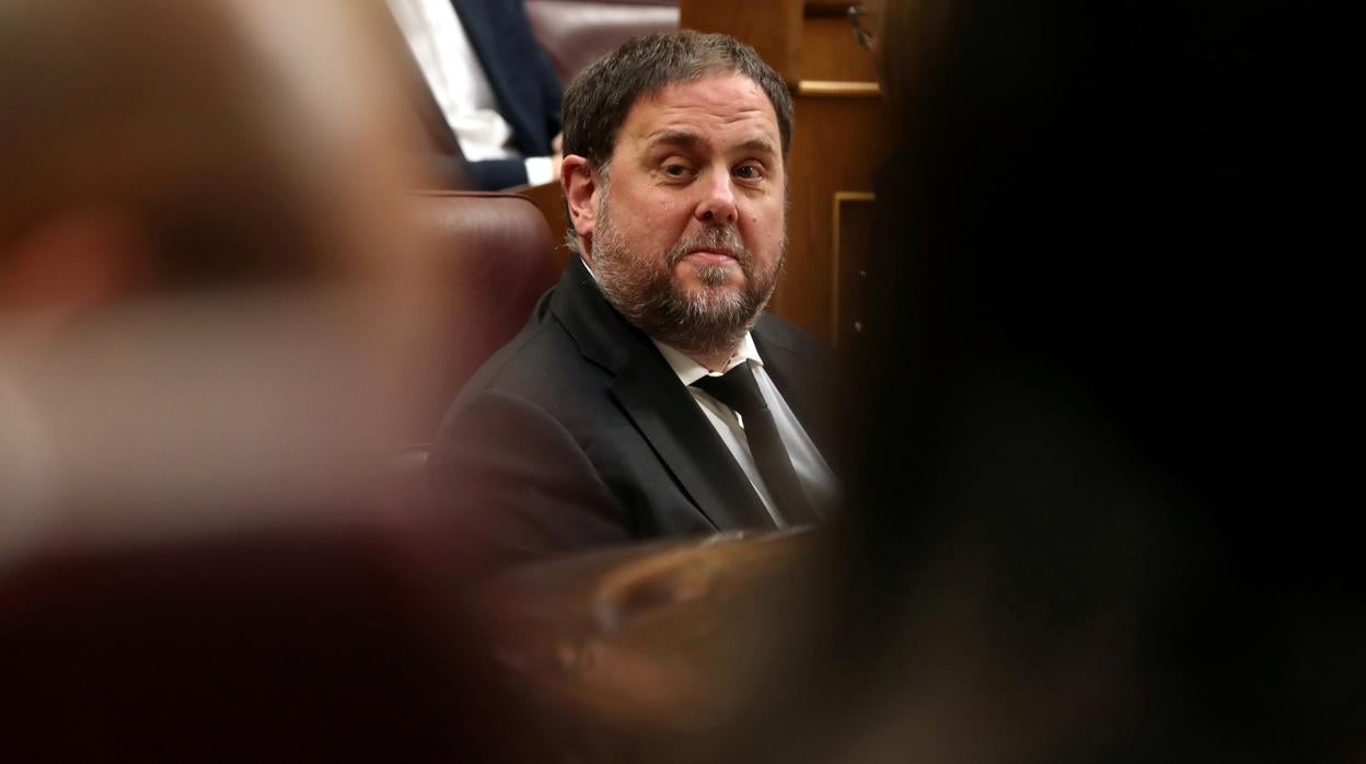 Oriol Junqueras, en el Congreso