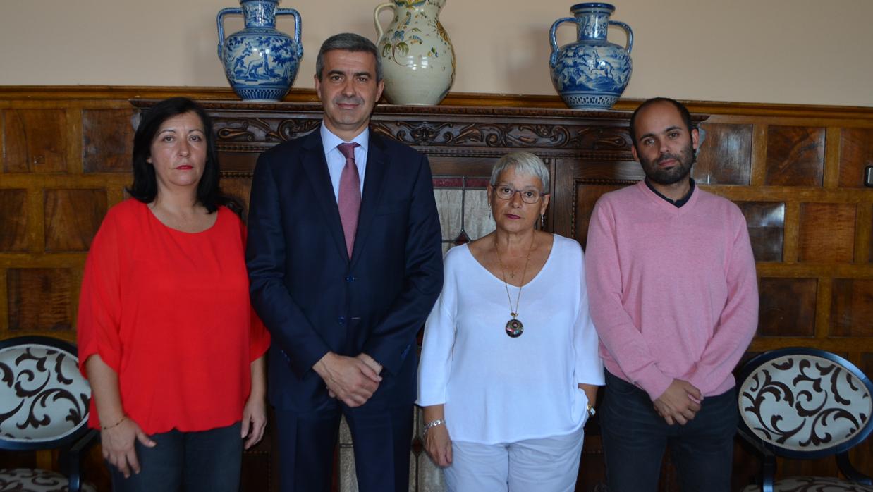 Elisa Fernández, Álvaro Gutiérrez, Pilar Ahijado y Diego Ruiz