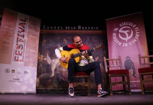 Diego del Morao, durante la presentación del festival en El Corral de la Morería