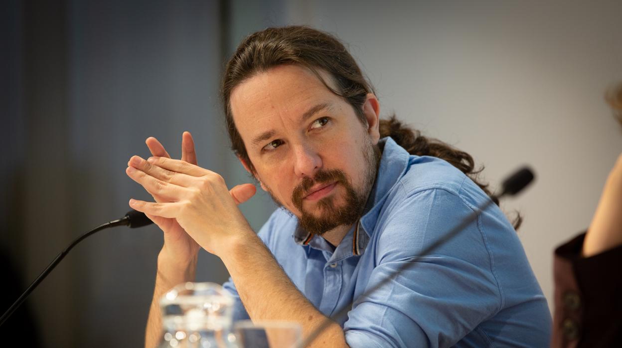 El secretario general de Podemos, Pablo Iglesias