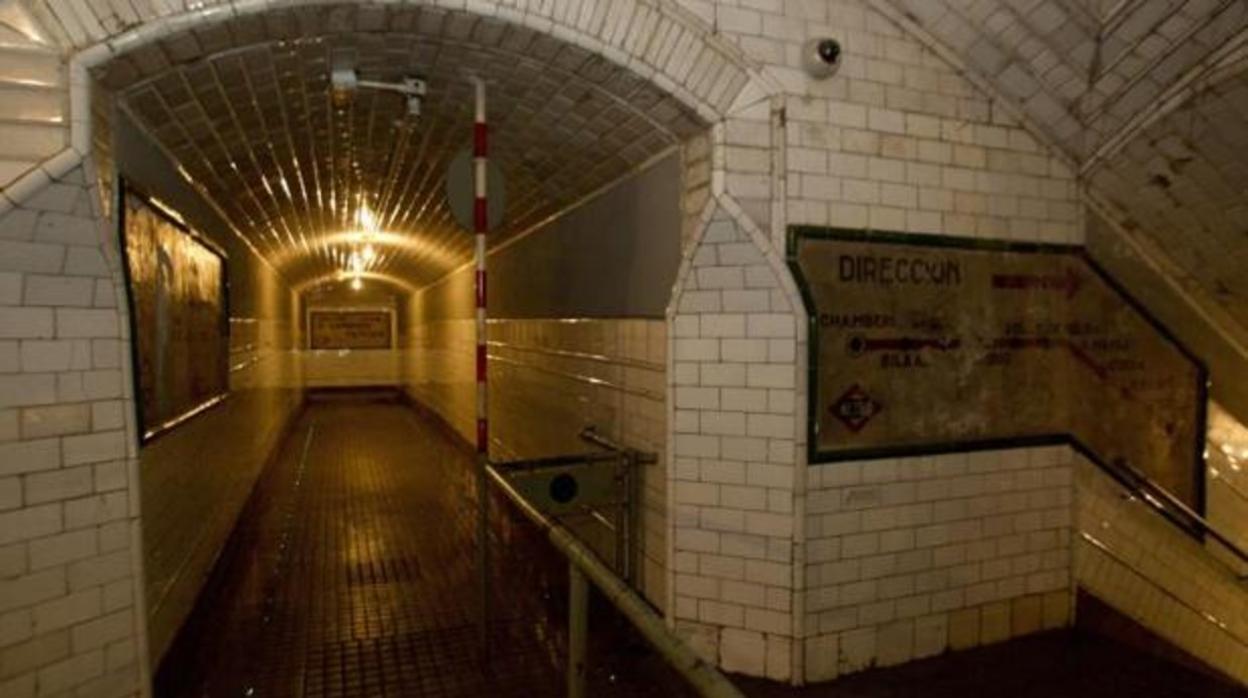 La «estación fantasma» de Chamberí se transforma este Halloween