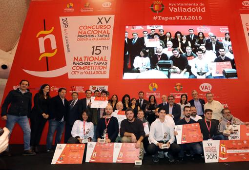 Los ganadores del XV Concurso Nacional de Pinchos y Tapas de Valladolid