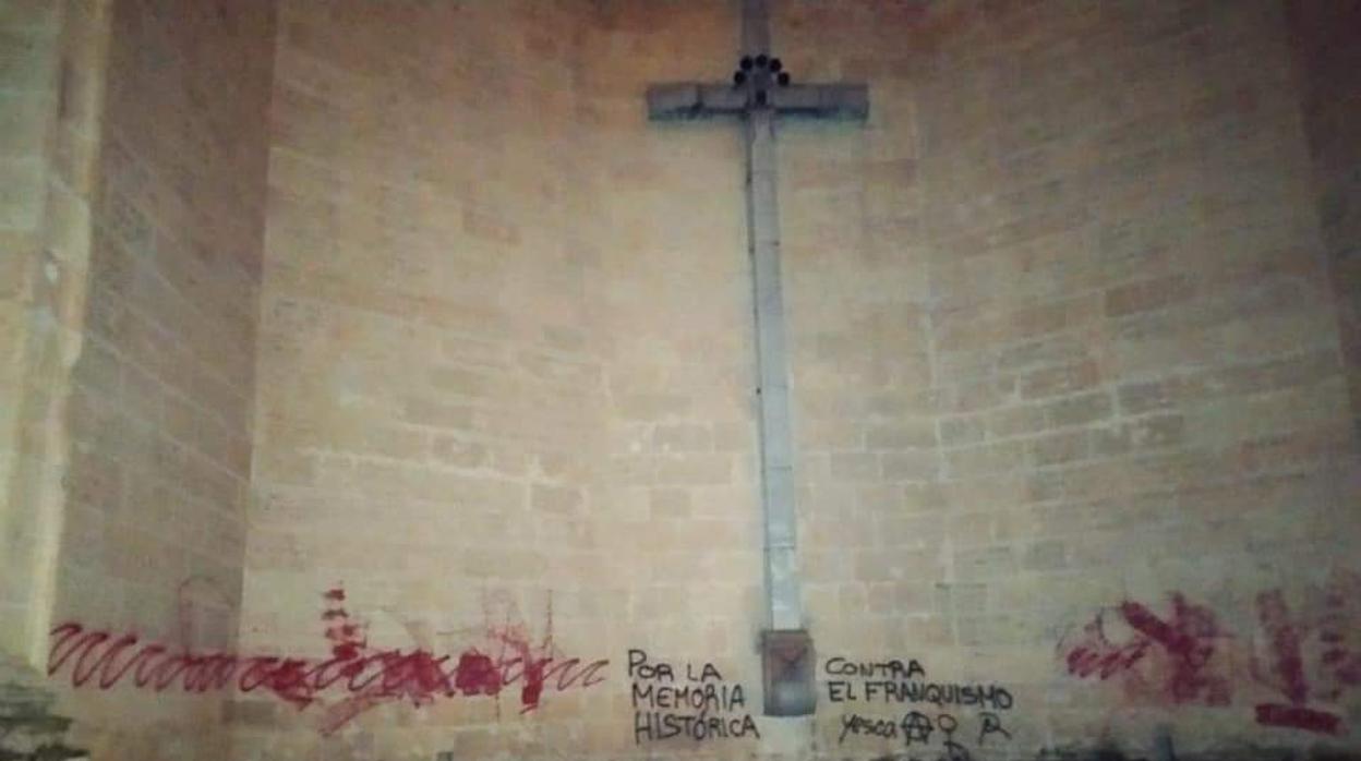 Pintadas en el ábside de la iglesia de San Agustín, en Segovia