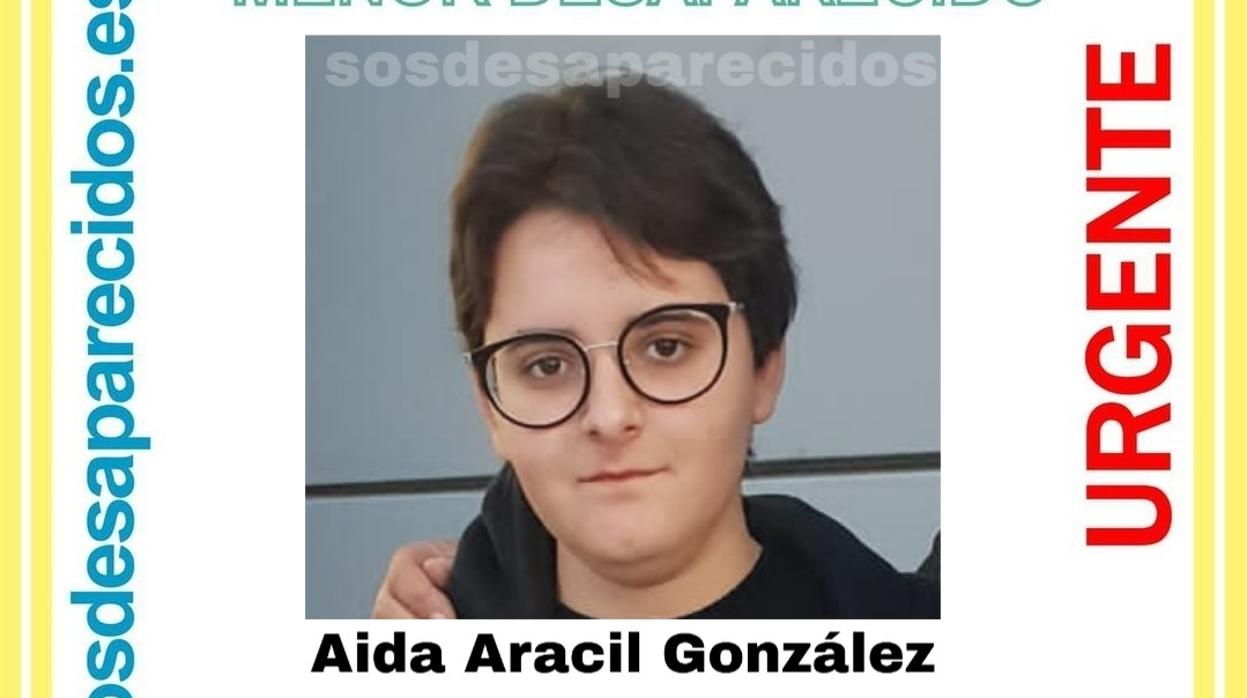 Foto de Aída difundida por la Guardia Civil