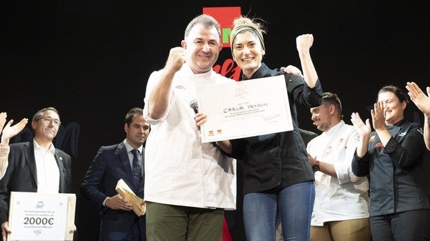 La estudiante Carla Peyron gana la cuarta edición GM Food 2019 con una tapa burgalesa