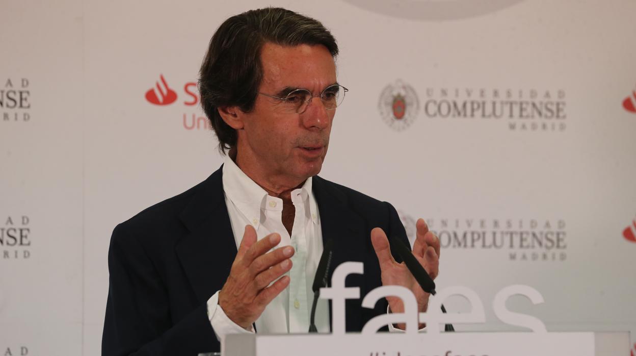 José María Aznar, expresidente del Gobierno