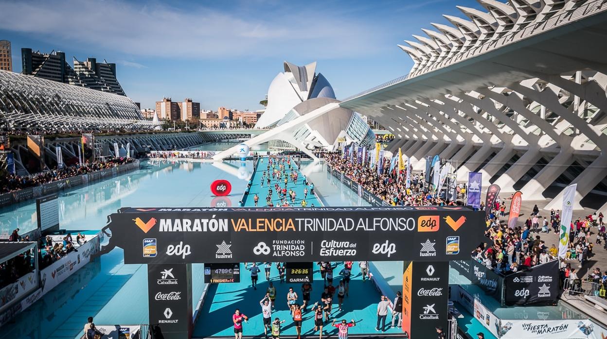 Imagen de archivo del Maratón Valencia