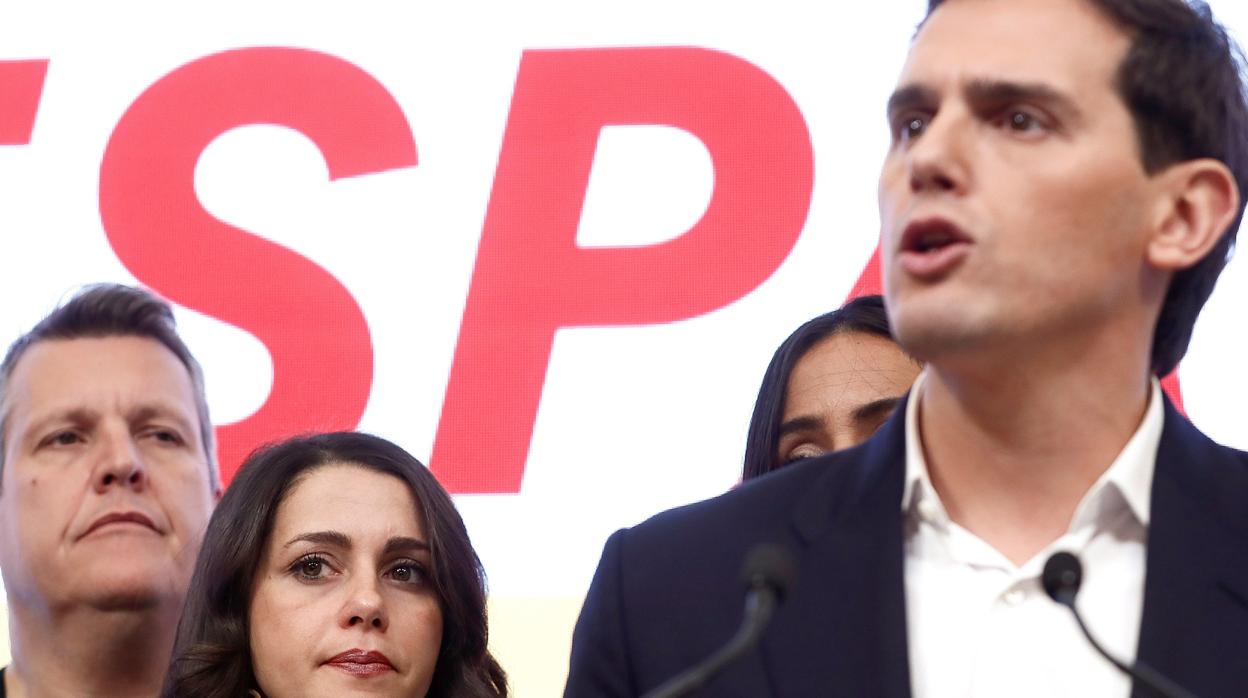 Albert Rivera, el día del anu ncio de su dimisión