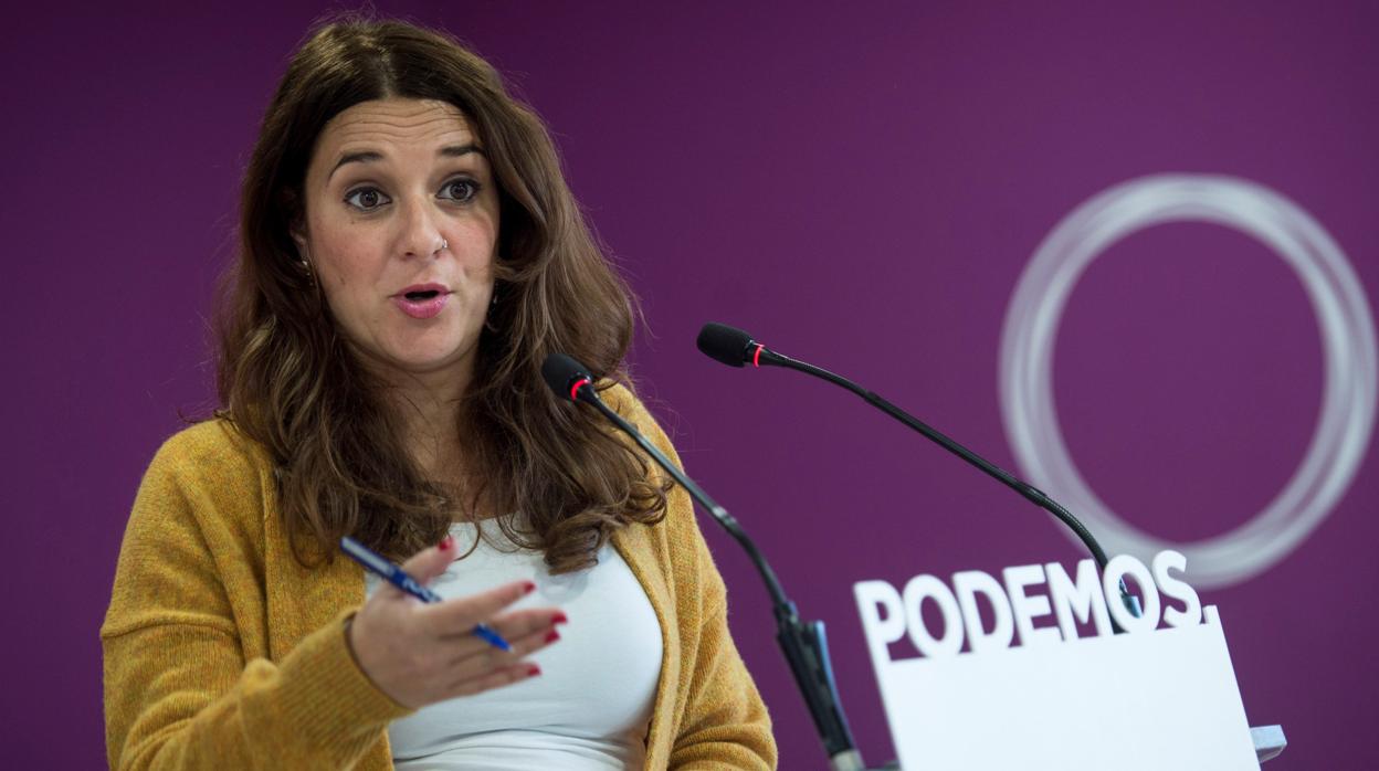 Noelia Vera, portavoz de Podemos