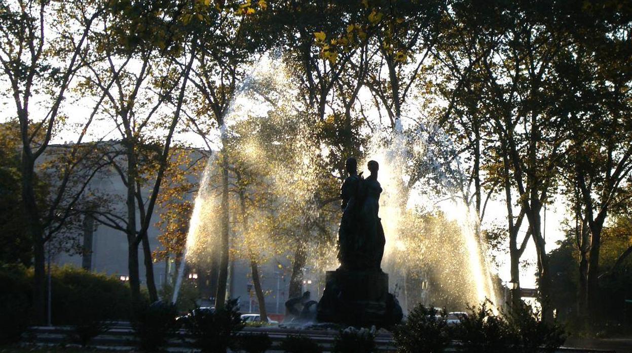 Fuente en Prospect Park, Nueva York