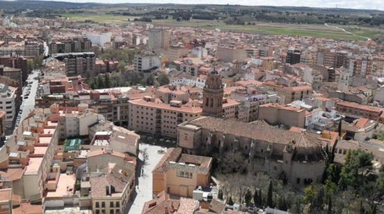 Imagen aérea de Almansa