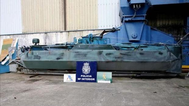 El primer narcosubmarino apareció en la ría de Vigo en 2006 y era de fabricación casera