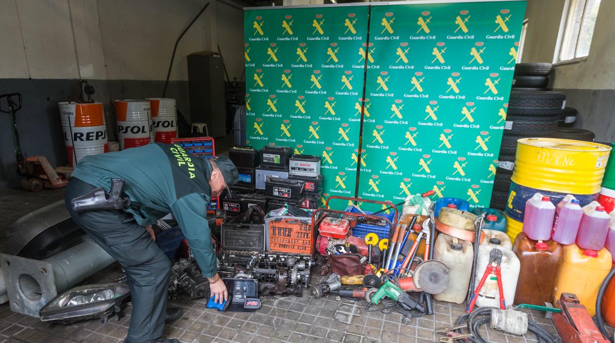 Presentación de la operación 'Rocasoil' de la Guardia Civil