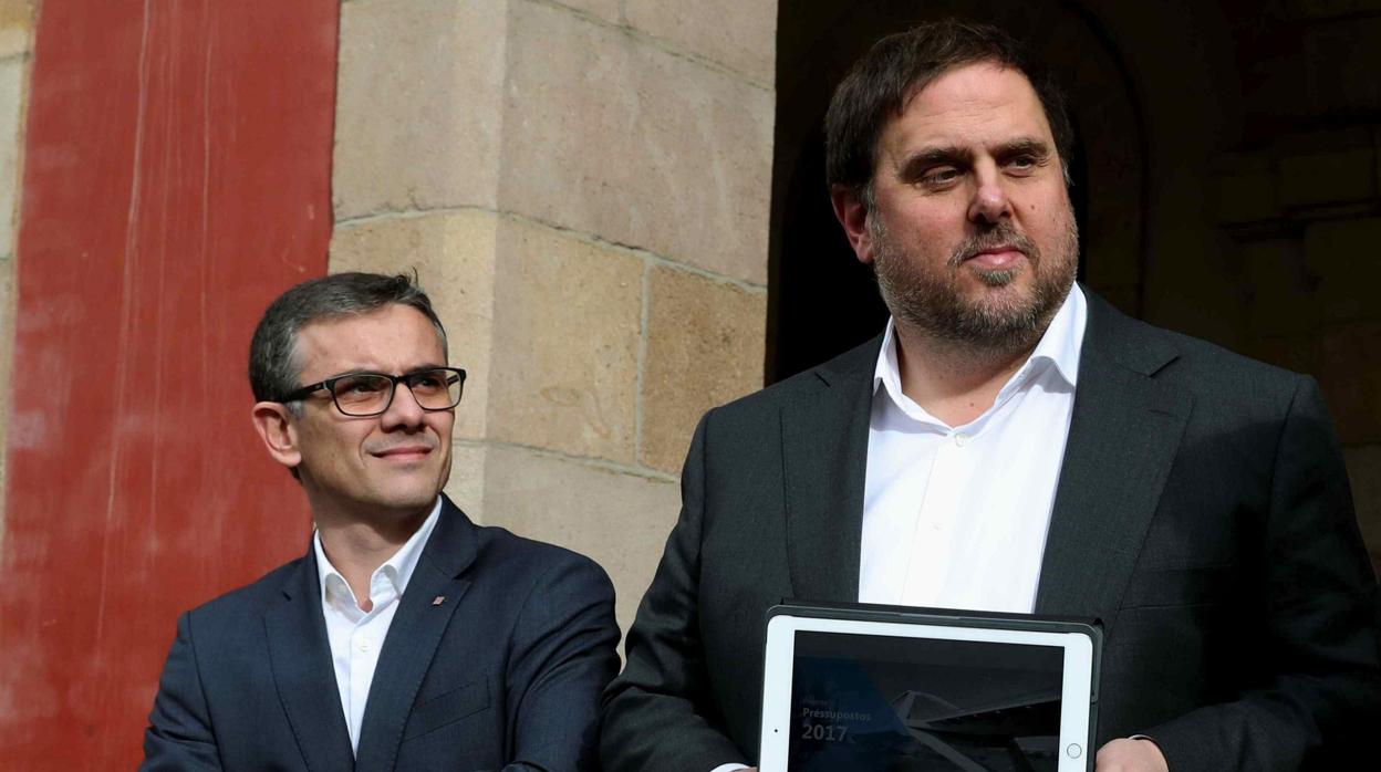 Josep María Jové junto a Oriol Junqueras en una imagen de archivo