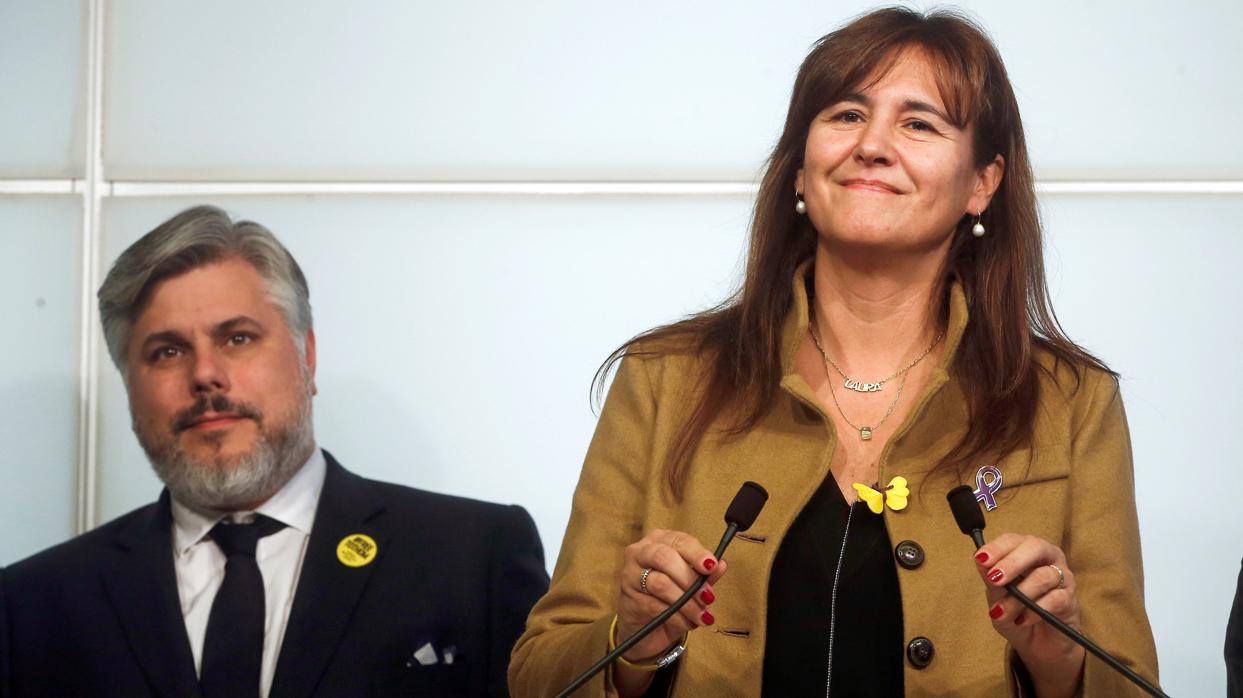 Laura Borràs, en el Parlamento de Cataluña