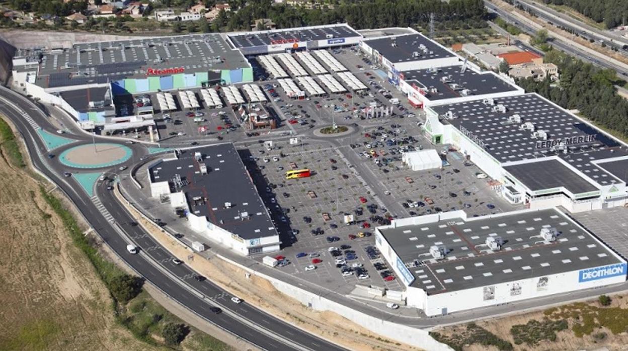 Foto panorámica del centro comercial La Abadía