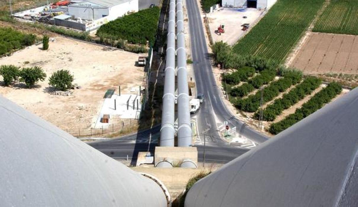 Tuberías del trasvase Tajo-Segura