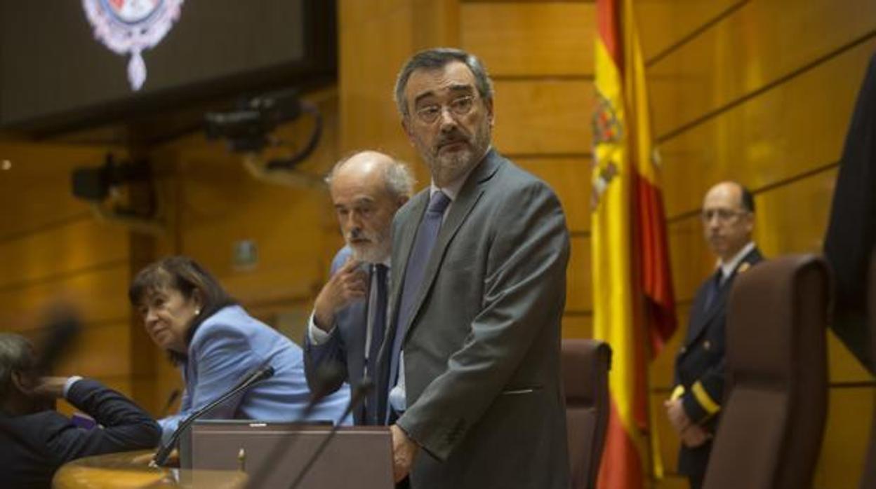 Manuel Cruz, en una sesión de la Cámara Alta