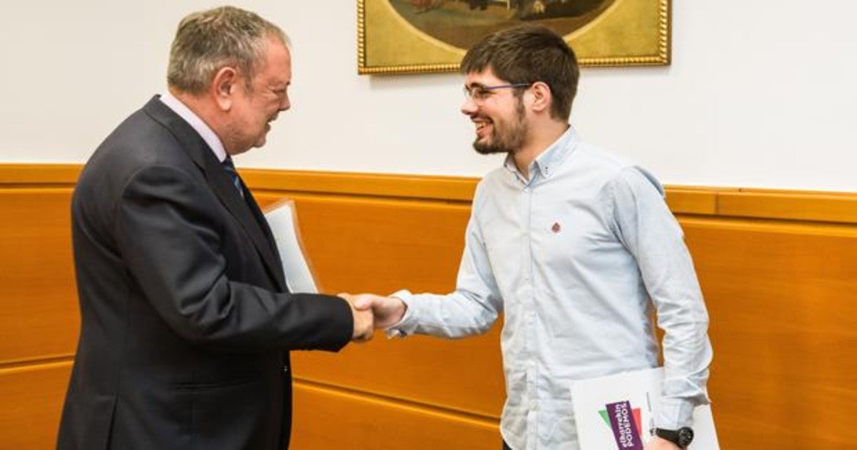 Pedro Azpiazu (i) y Lander Martínez