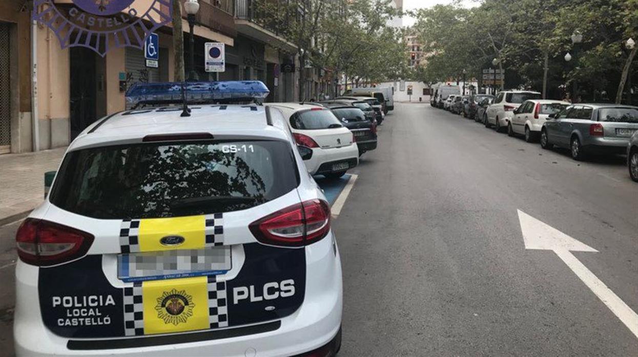 Coche patrulla de la Policía Local de Castellón