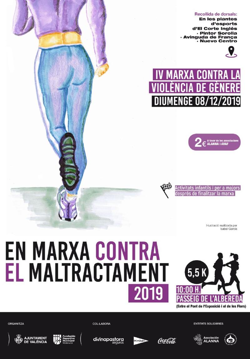 «Marxa contra el Maltractament» en Valencia: cortes de tráfico, horario y recorrido