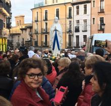 Las reliquias, en la plaza de Zocodover