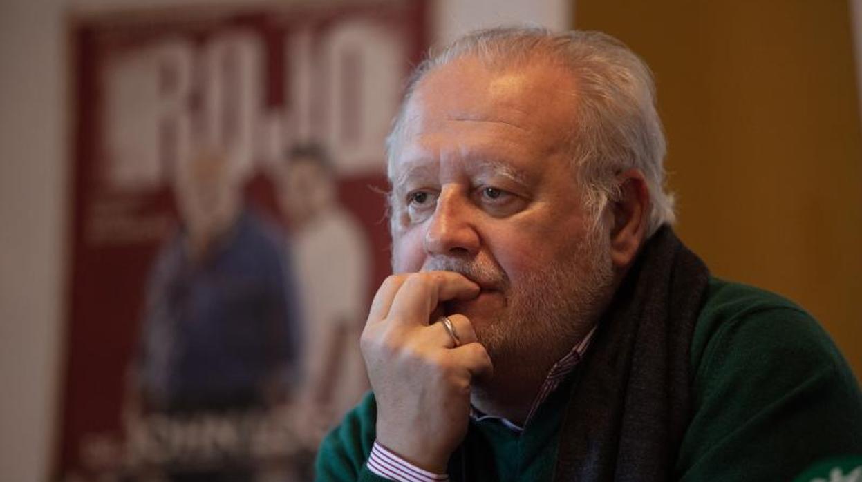 El actor Juan Echanove en la presentación de una de sus últimas obras teatrales