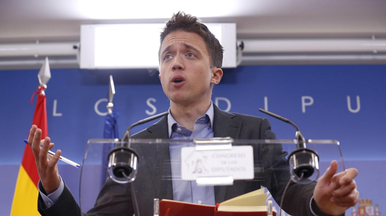 Íñigo Errejón, de Más País, ayer en el Congreso