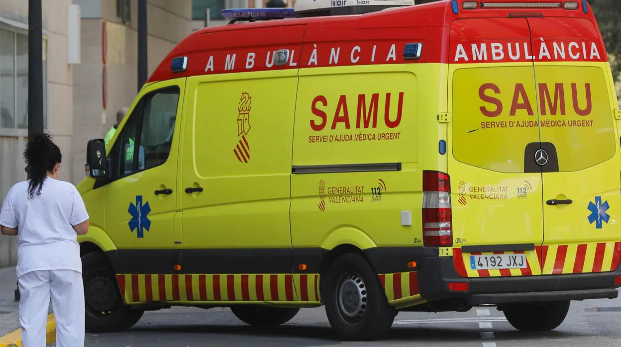 Imagen de archivo de una ambulancia