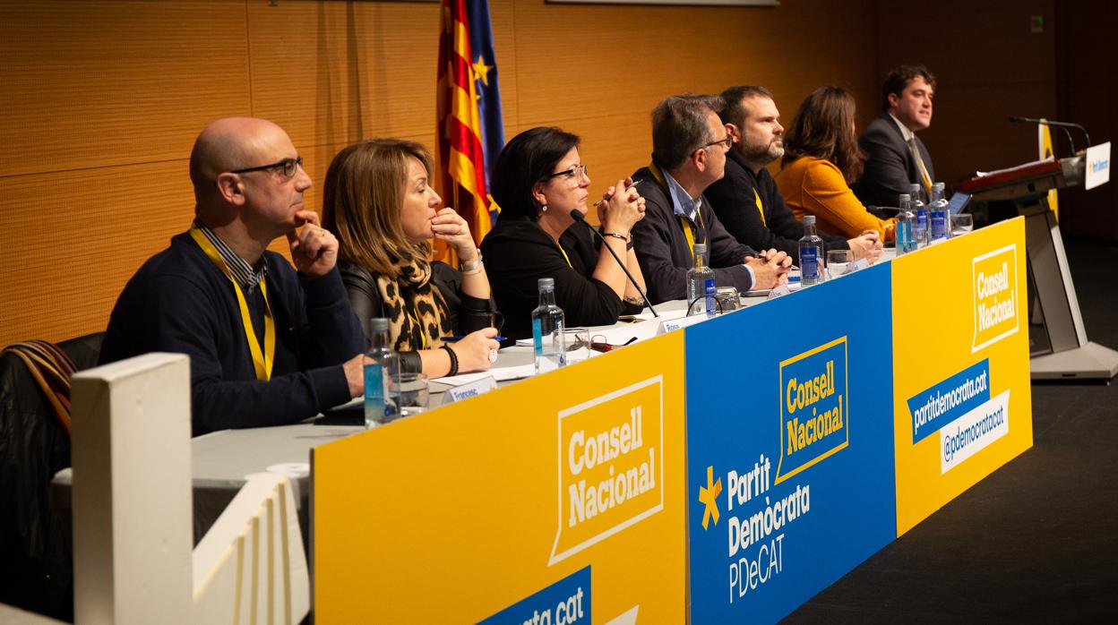 Reunión del Consell Nacional del PDECat el pasado febrero