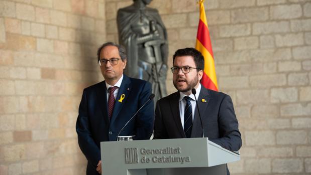 La caída del «president» Torra auparía a Pere Aragonès