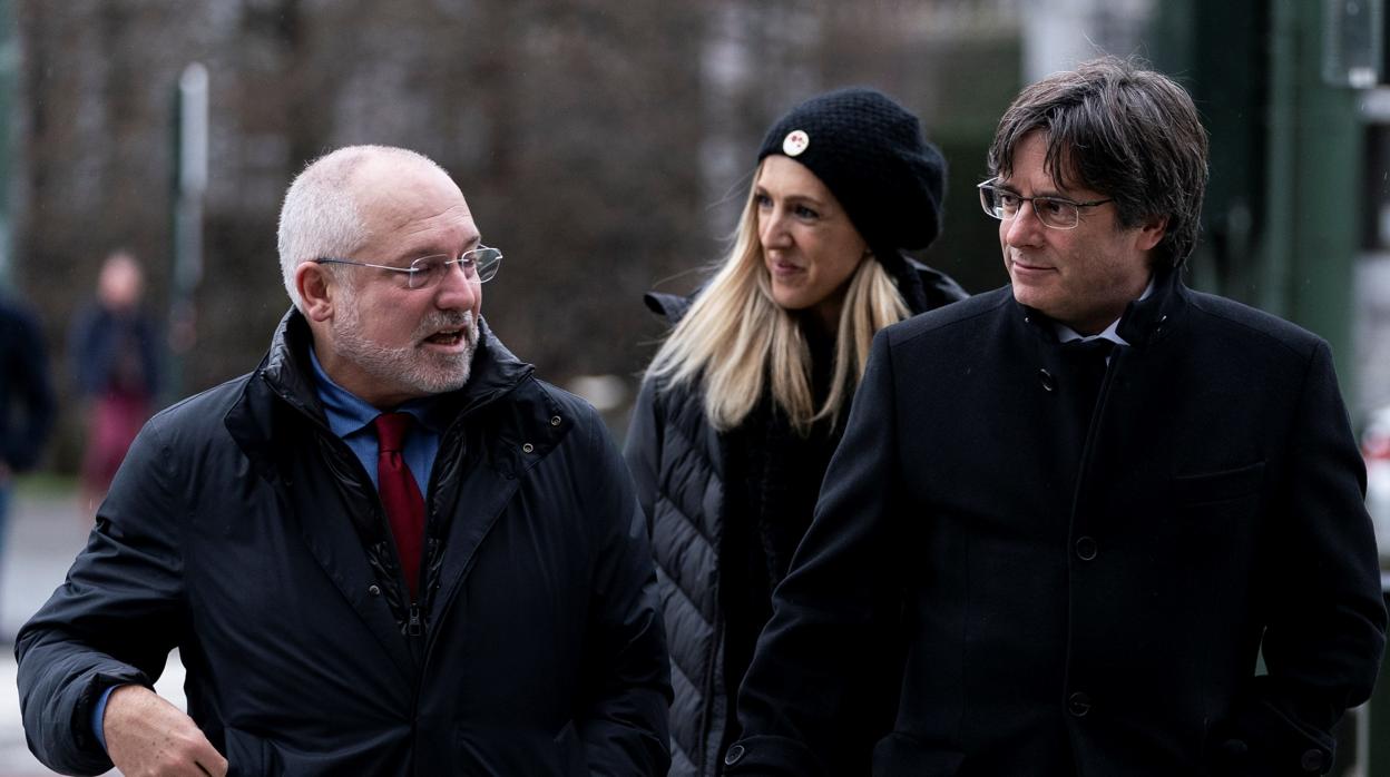 Carles Puigdemont, hoy en Bruselas