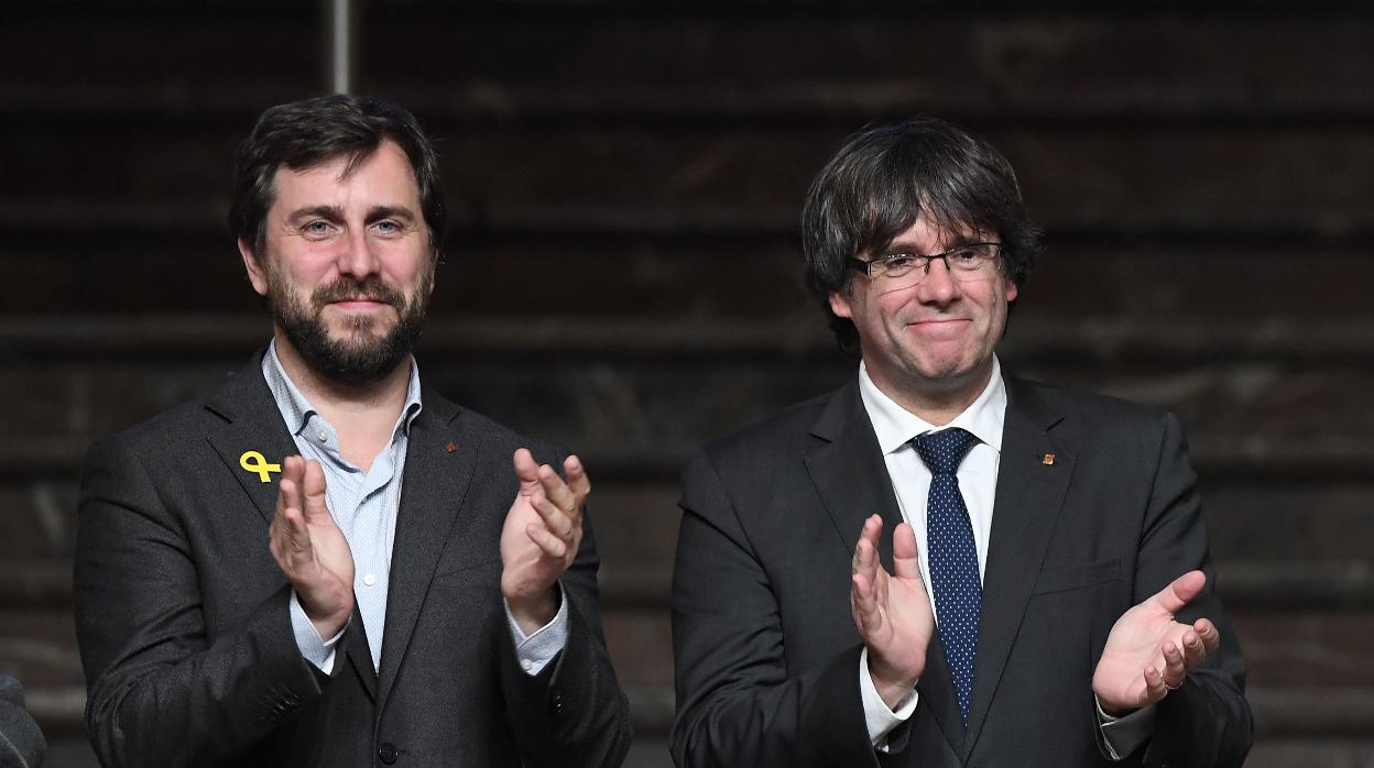 Toni Comín y Carles Puigdemont, en una imagen de archivo