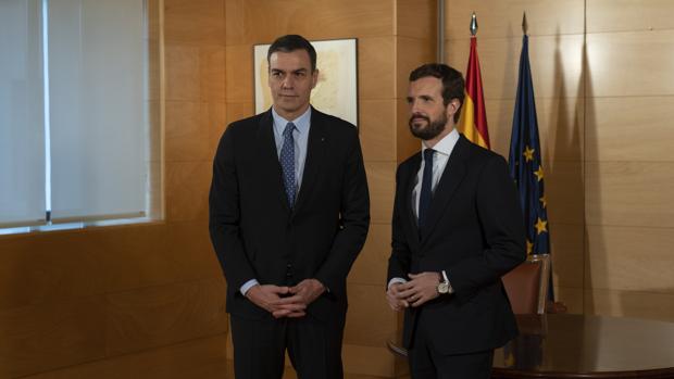 Casado rechaza la abstención del PP con un Gobierno de Sánchez y los comunistas en la vicepresidencia