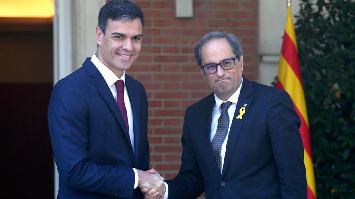 Sánchez y Torra, en La Moncloa