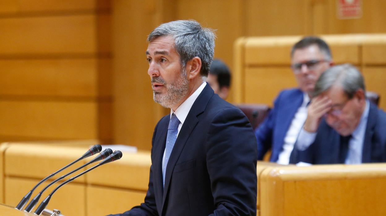 Fernando Clavijo (CC) en el Senado