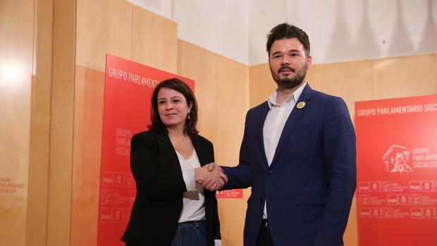 El PSOE prepara su relato para culpar a PP y Cs de su pacto con ERC