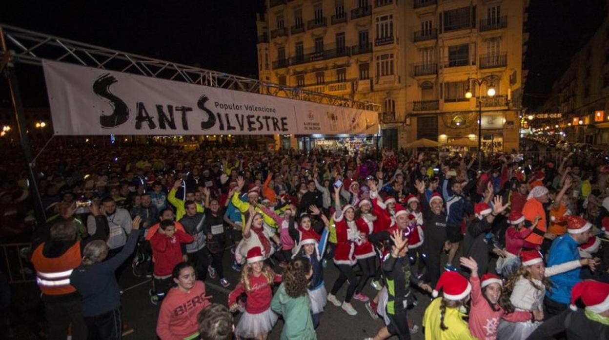 Imagen de archivo de la San Silvestre Popular Valenciana