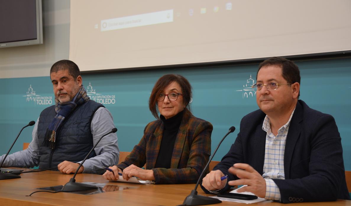 Jorge Morín, Ana Gómez y Tomás Villarrubia
