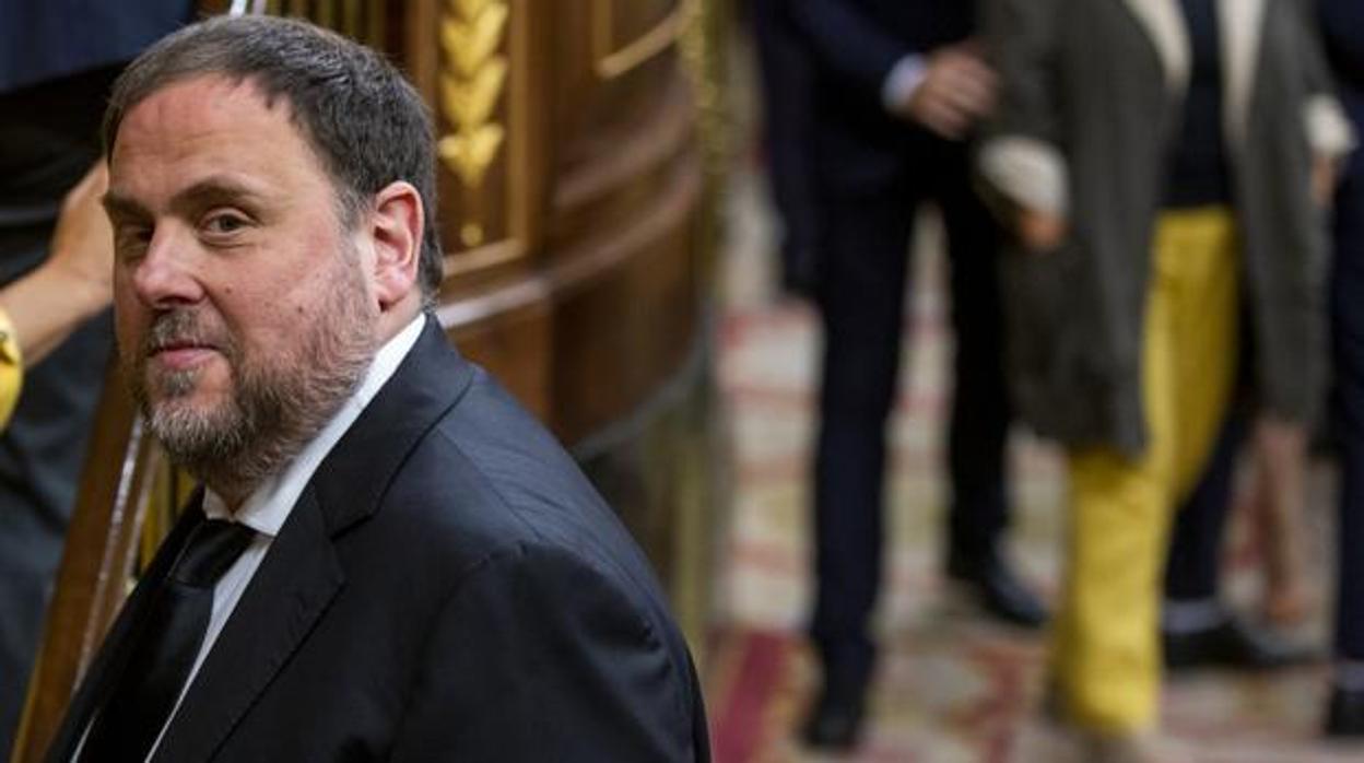 Oriol Junqueras, en el Congreso