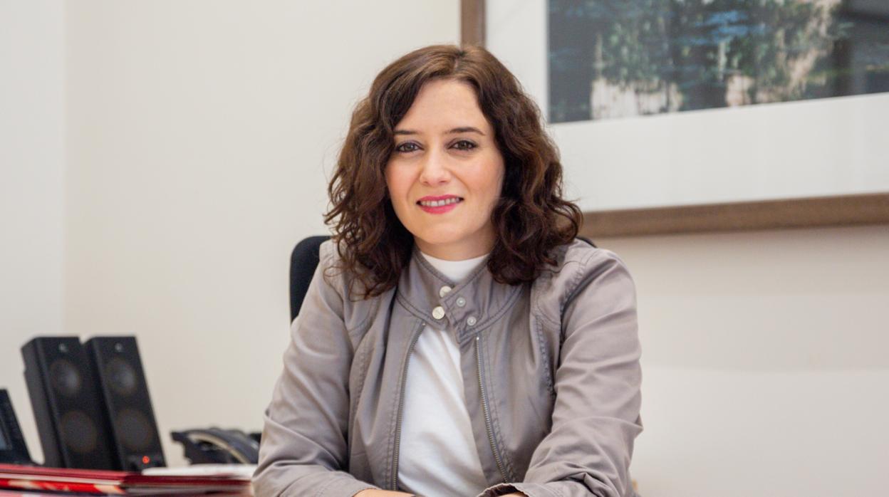 La presidenta regional madrileña, Isabel Díaz Ayuso