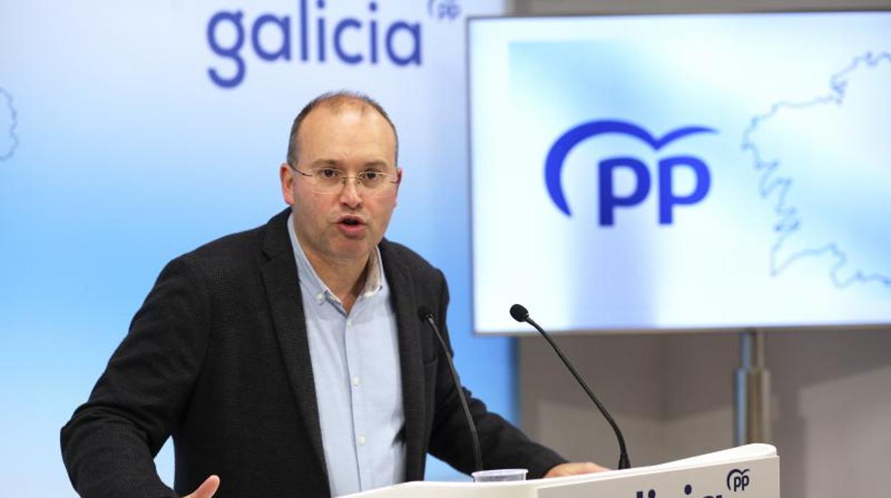 El secretario general del PPdeG, Miguel Tellado