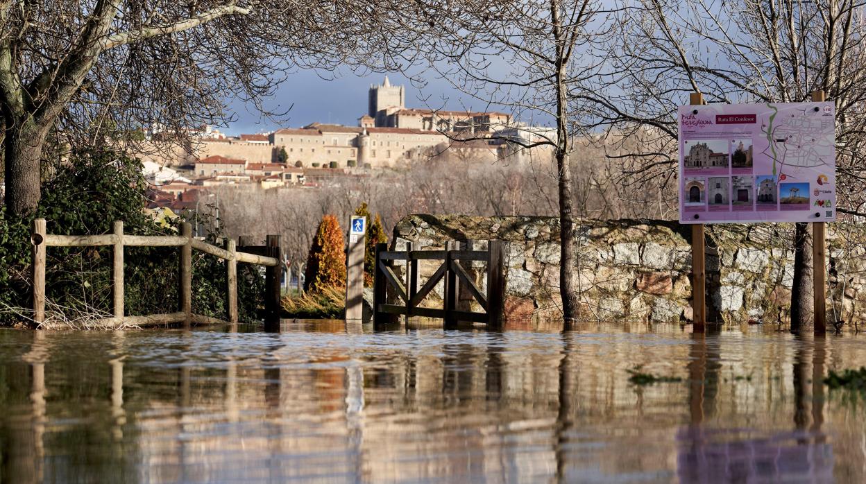 Solo una semana antes, las lluvias habían provocado el desbordamiento del río Adaja a su paso por Ávila