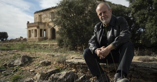 José Manuel Navia en Villatobas (Toledo), el pueblo donde vive