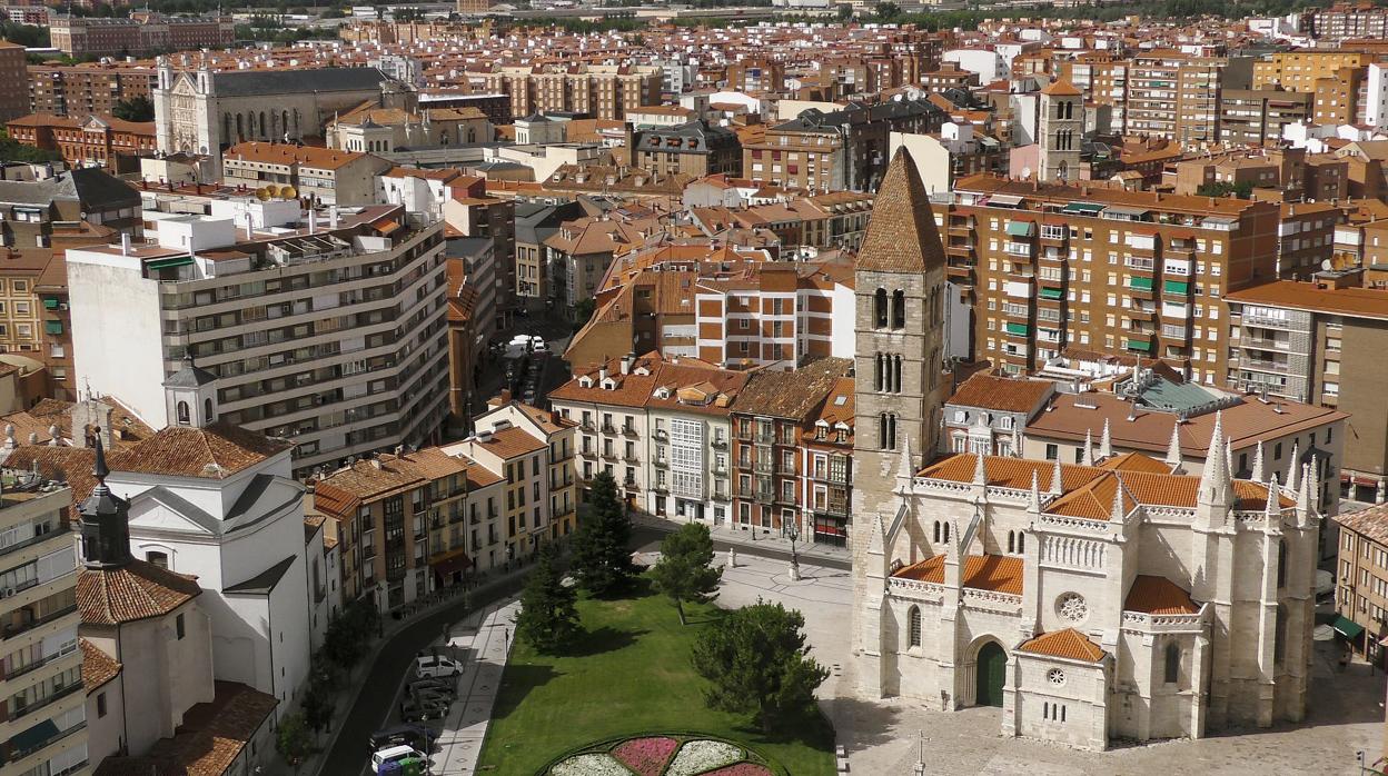 Vista del centro de Valladolid