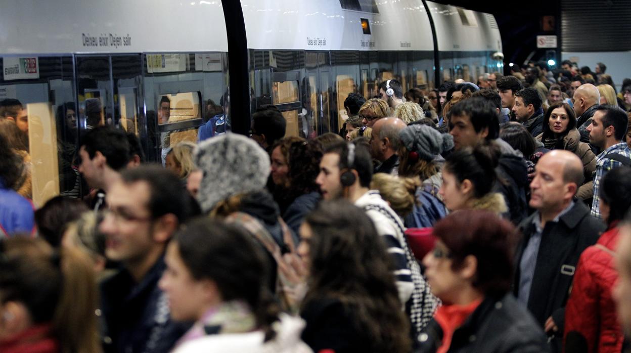 Imagen de archivo de una estación de Metrovalencia