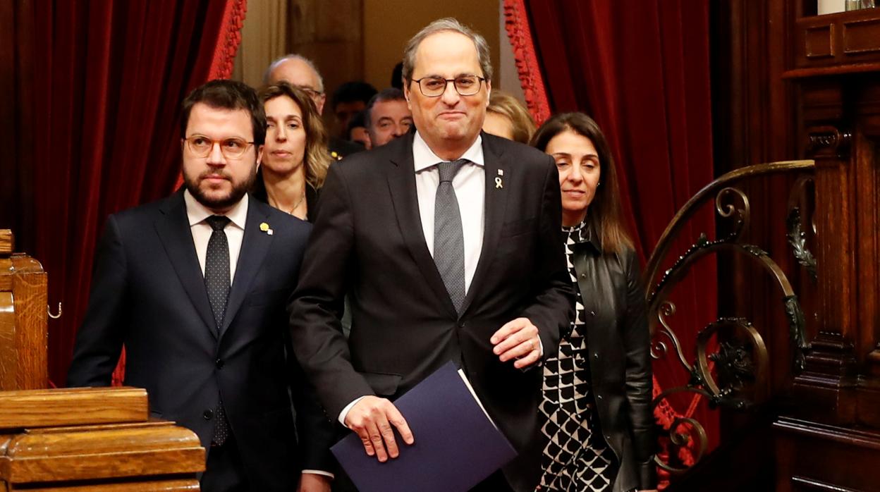 Sigue en directo la sesión del Parlament tras la inhabilitación de Torra