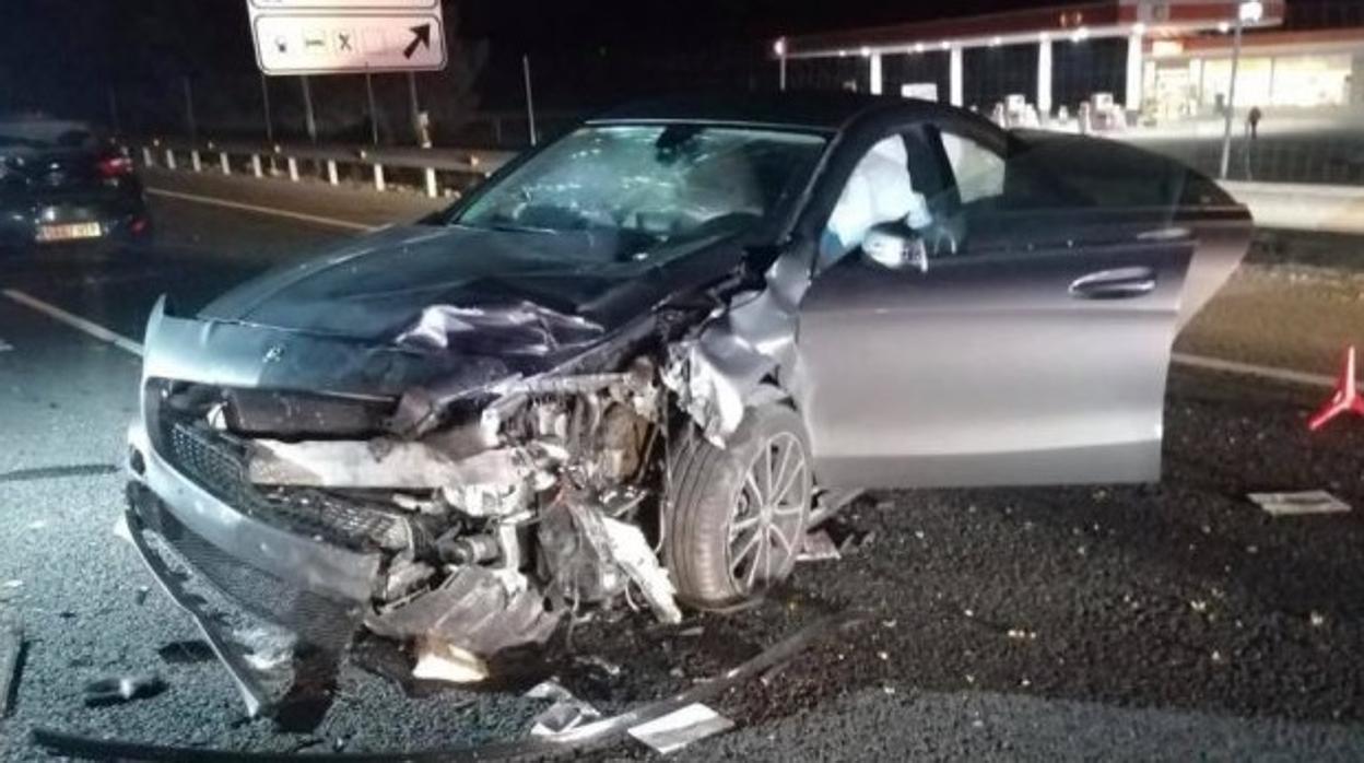 Imagen del accidente de Hellín